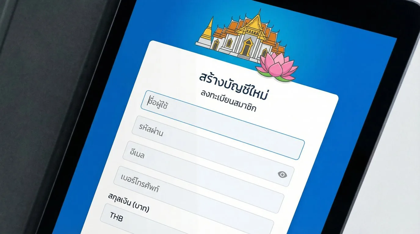 วิธีสมัคร 123fox
